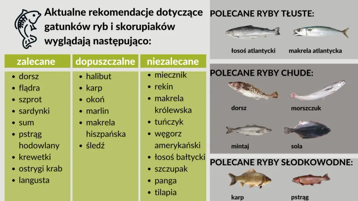 Szukasz informacji, jaka ryba dla niemowlaka jest najlepsza? Na liście "zalecane" znajdziesz dorsza, flądrę, szprota, sardynki.